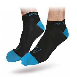 VERTICS.Socks mit Bein Verlauf